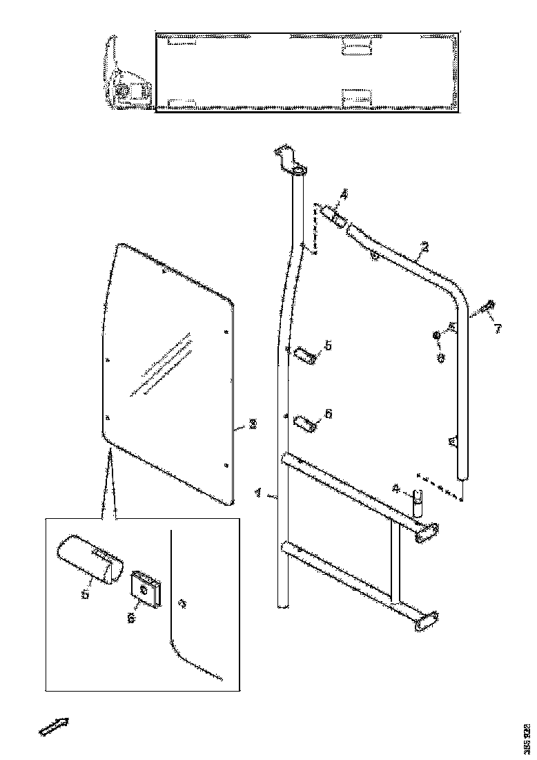Buy 2423661 HANDRAIL SCANIA