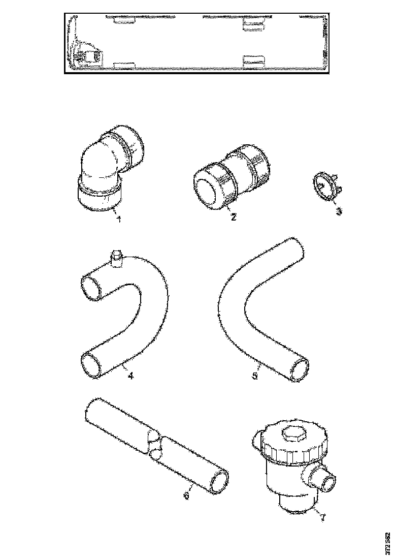Buy 2424154 HOSE SCANIA