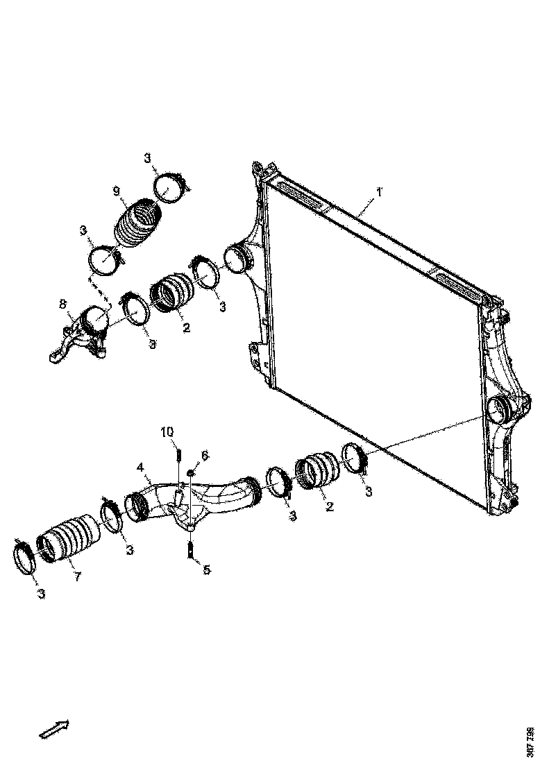 Buy 2431292 OUTLET PIP SCANIA