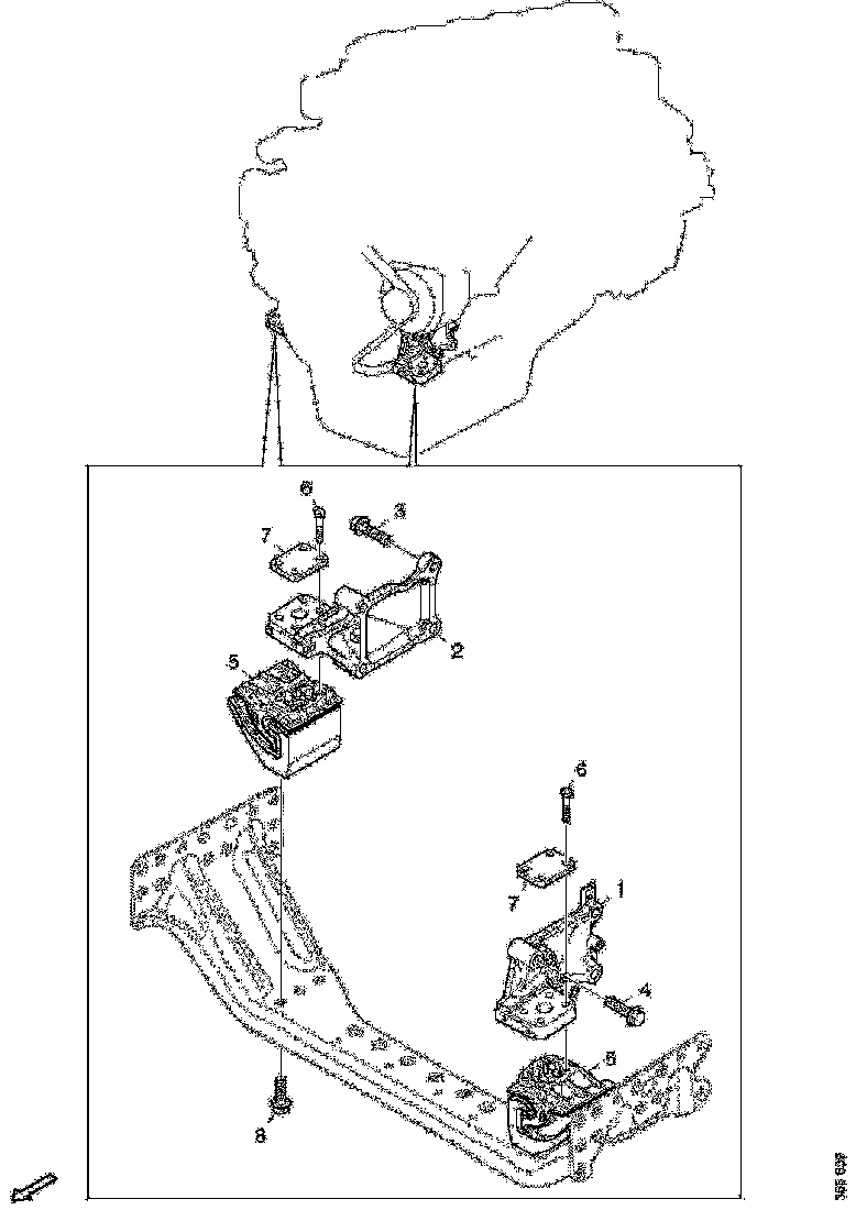 Buy 2435414 ENGINE BRACKET SCANIA