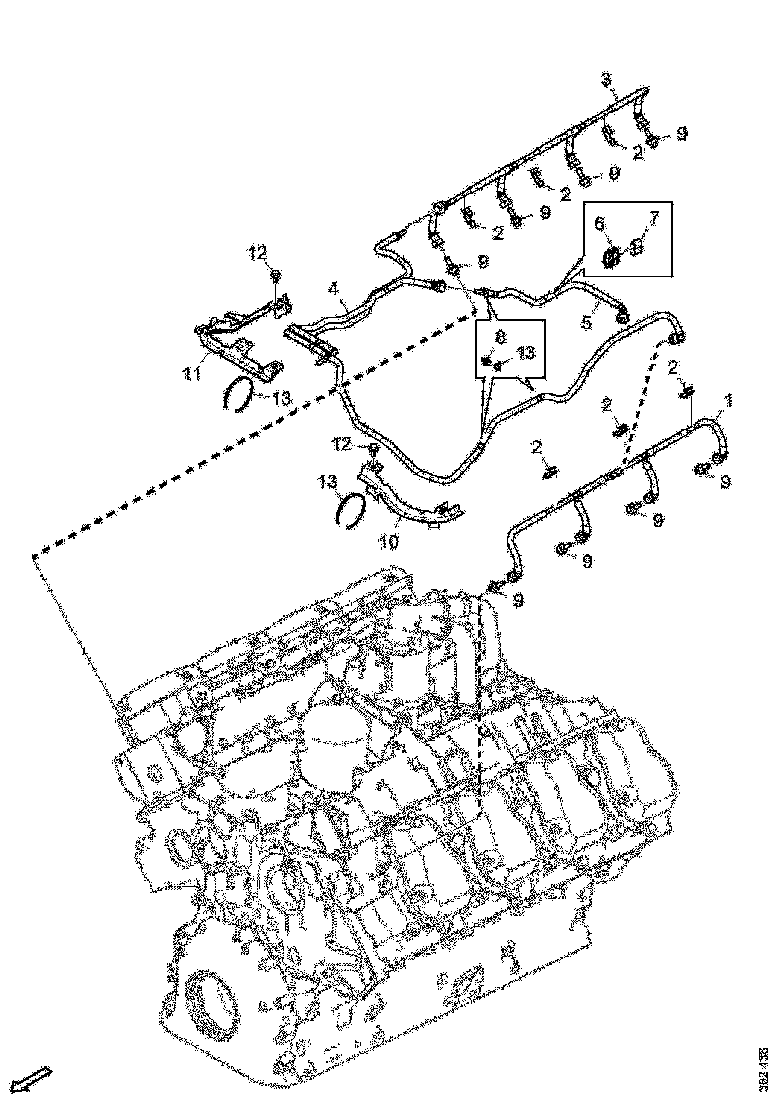 Buy 2439491 BLEED PIPE SCANIA