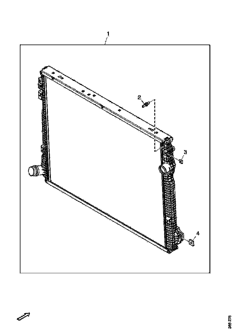 Buy 2439722 RADIATOR SCANIA