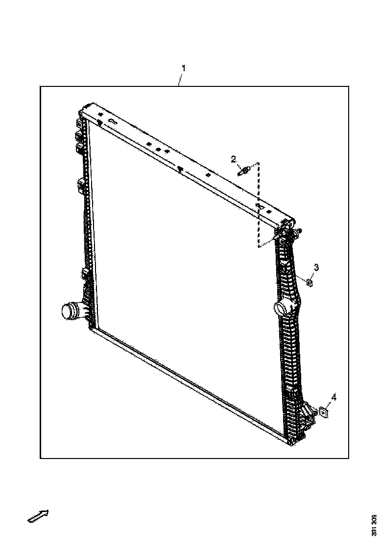 Buy 2439723 RADIATOR SCANIA