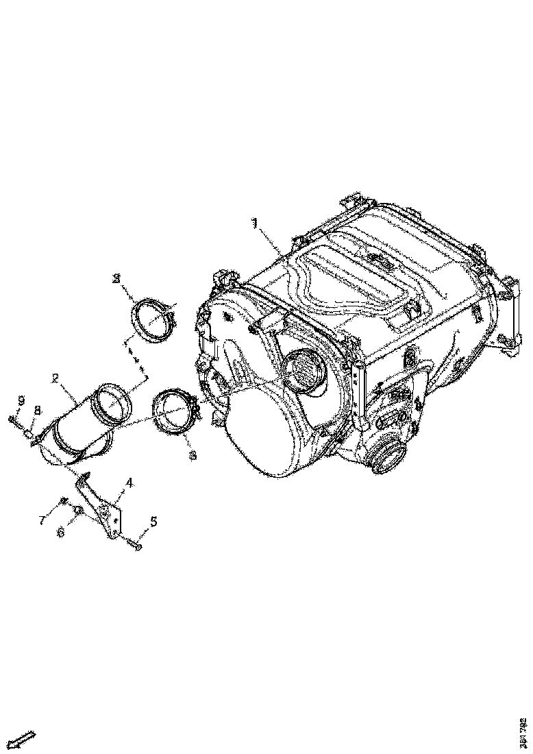 Buy 2442567 EXHAUST HOSE SCANIA
