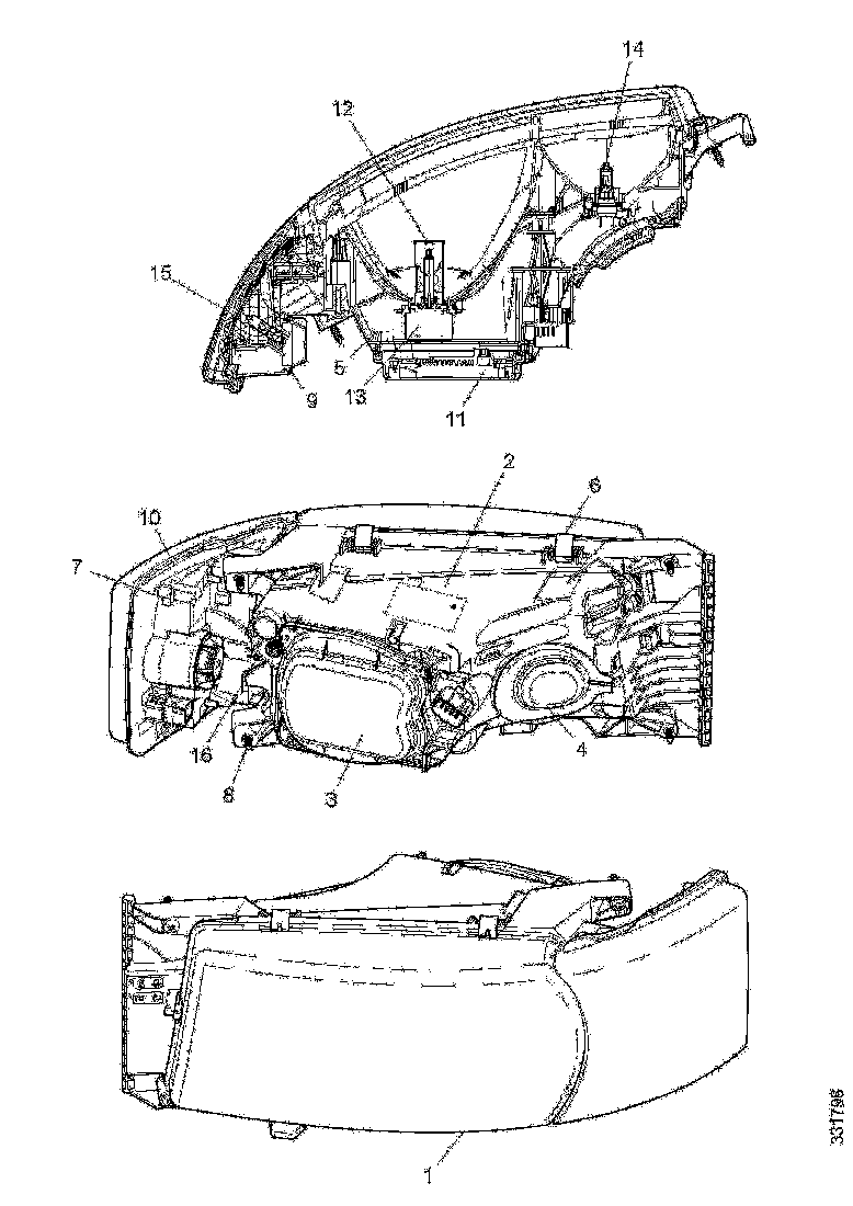 Buy 2442617 HEADLAMP SCANIA