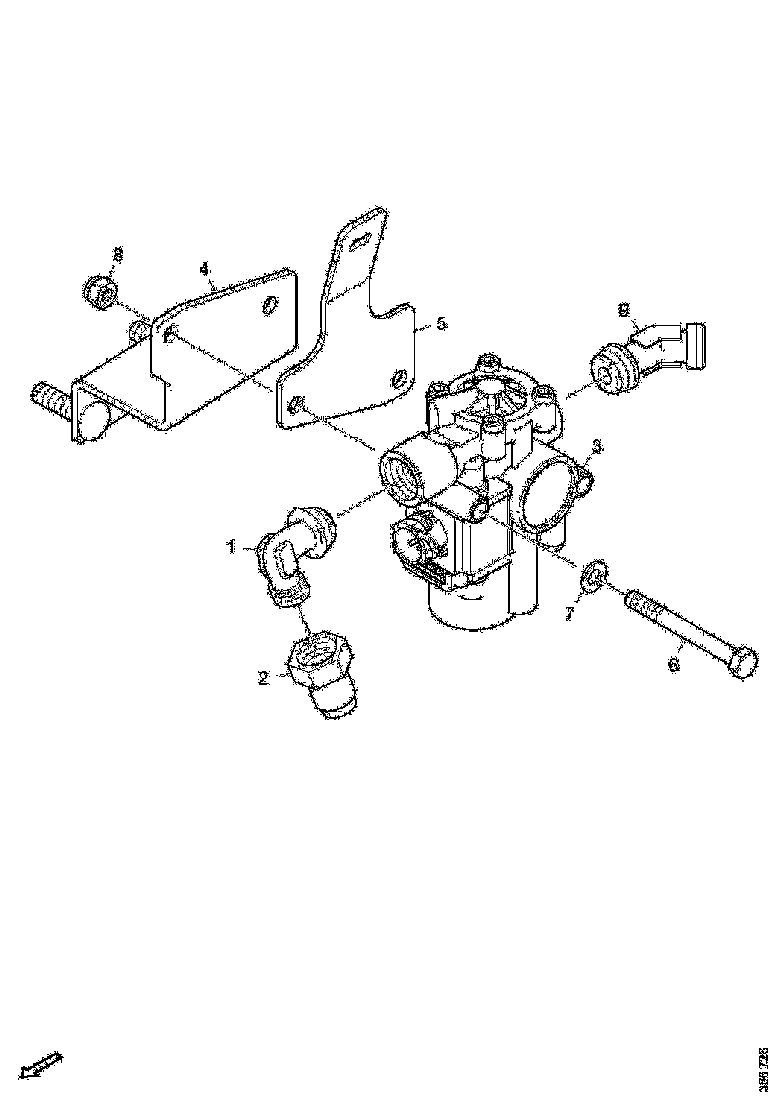Buy 2443412 BRACKET SCANIA