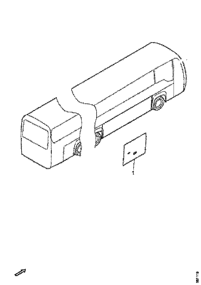 Buy 2444399 LUGGAGE COMPARTMENT DOOR SCANIA