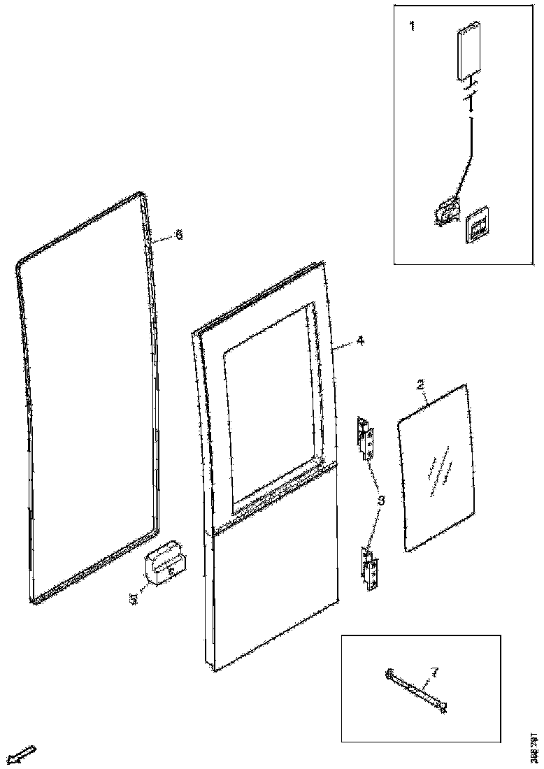 Buy 2448051 DOOR WINDO SCANIA