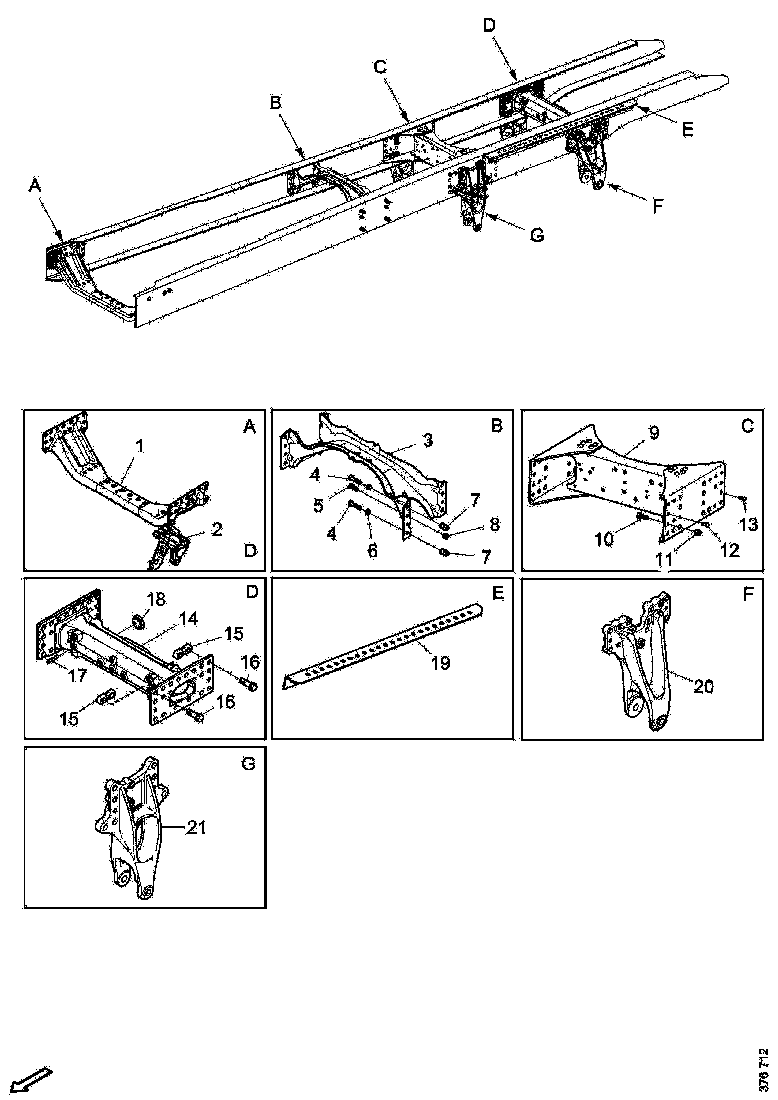 Buy 2451126 CROSS MEMBER SCANIA