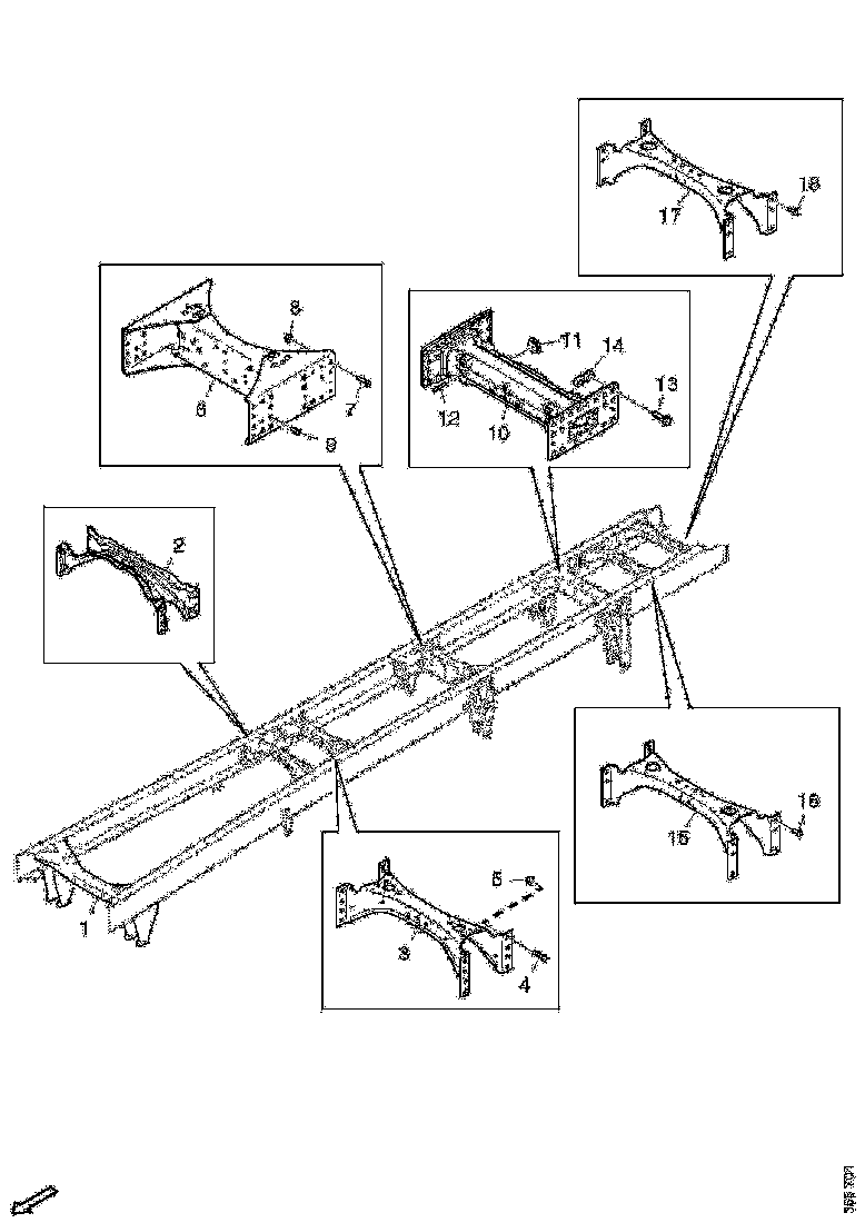 Buy 2451127 CROSS MEMBER SCANIA