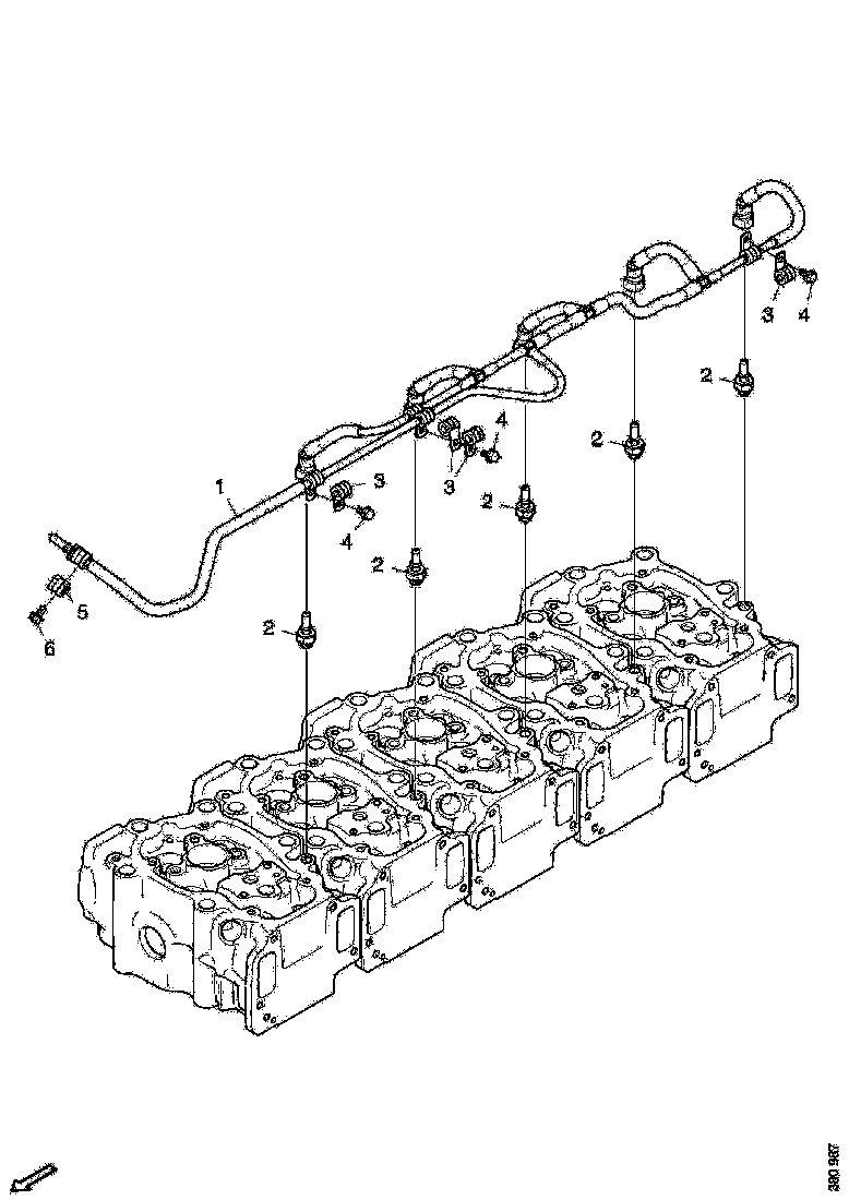 Buy 2451756 BLEED PIPE SCANIA