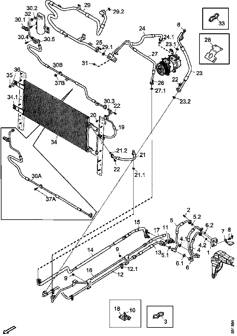 Buy 2453984 A/C PIPE SCANIA