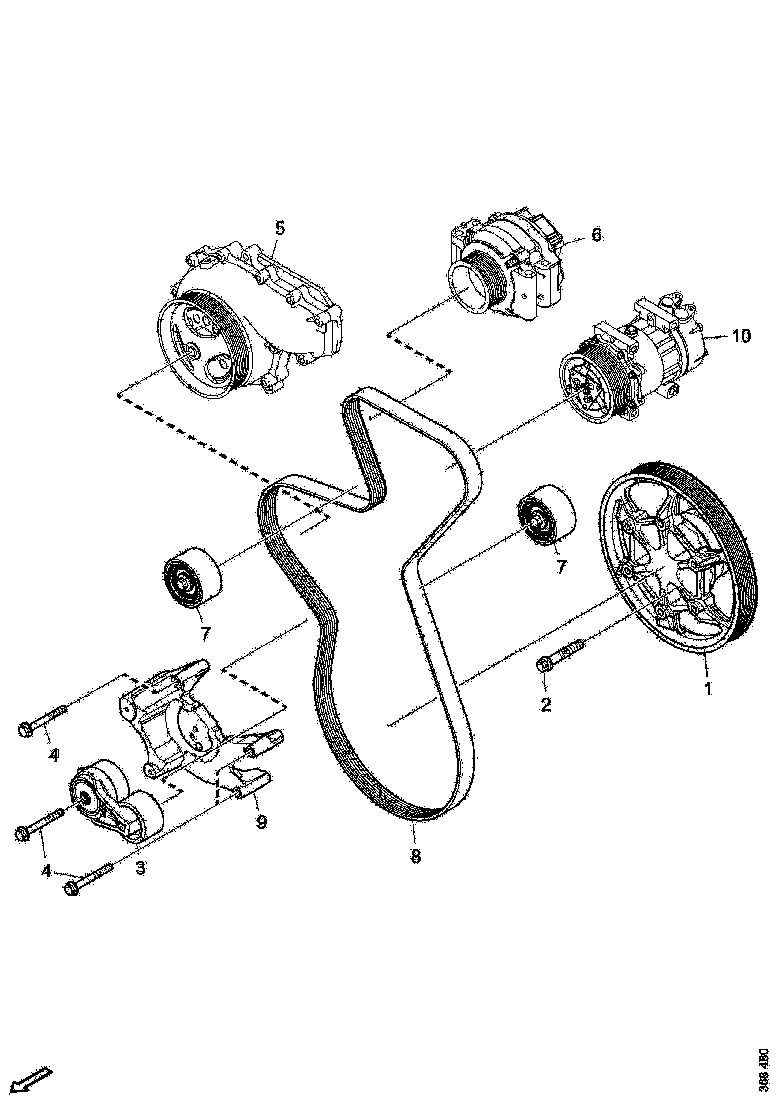 Buy 2454841 POLY V-BELT L=2178mm SCANIA