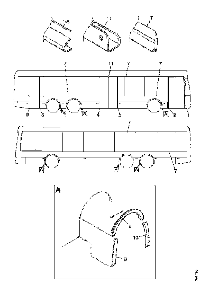 Buy 2459365 COVER STRIP SCANIA