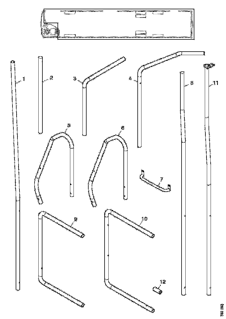 Buy 2460905 HANDRAIL SCANIA