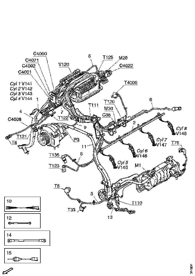 Buy 2470605 CABLE HARNESS SCANIA