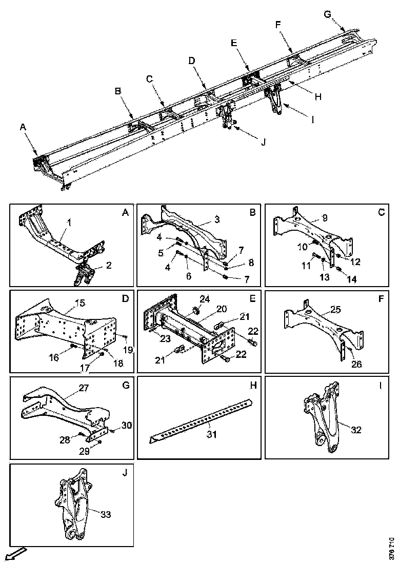 Buy 2471428 CROSS MEMBER SCANIA
