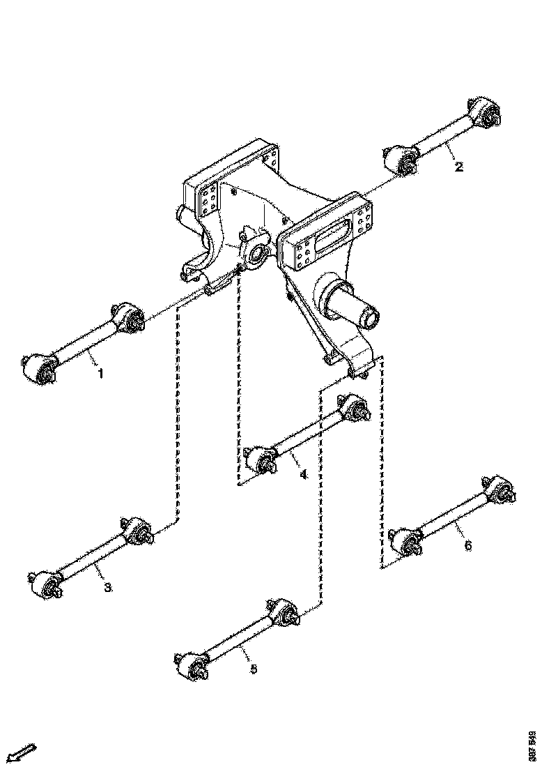 Buy 2474621 TORQUE ROD SCANIA