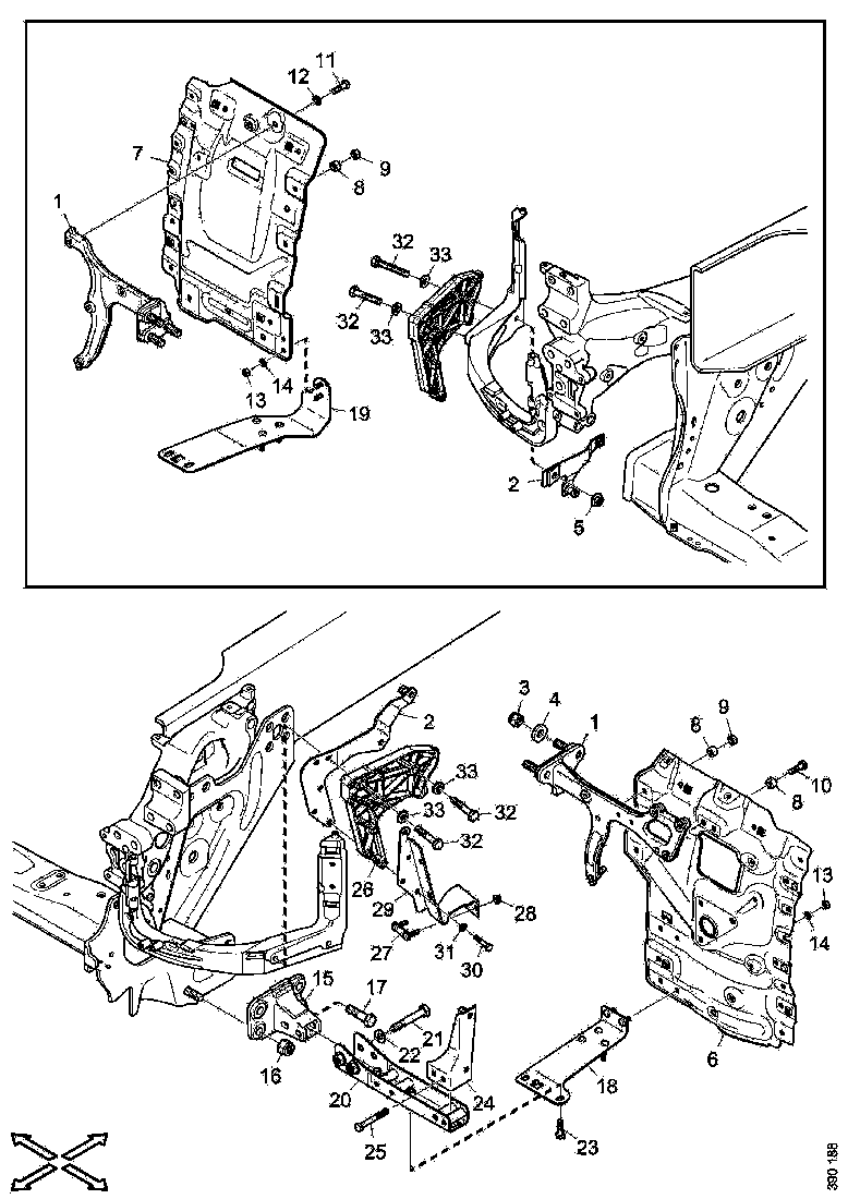 Buy 2476420 REINFORCMENT PLATE SCANIA