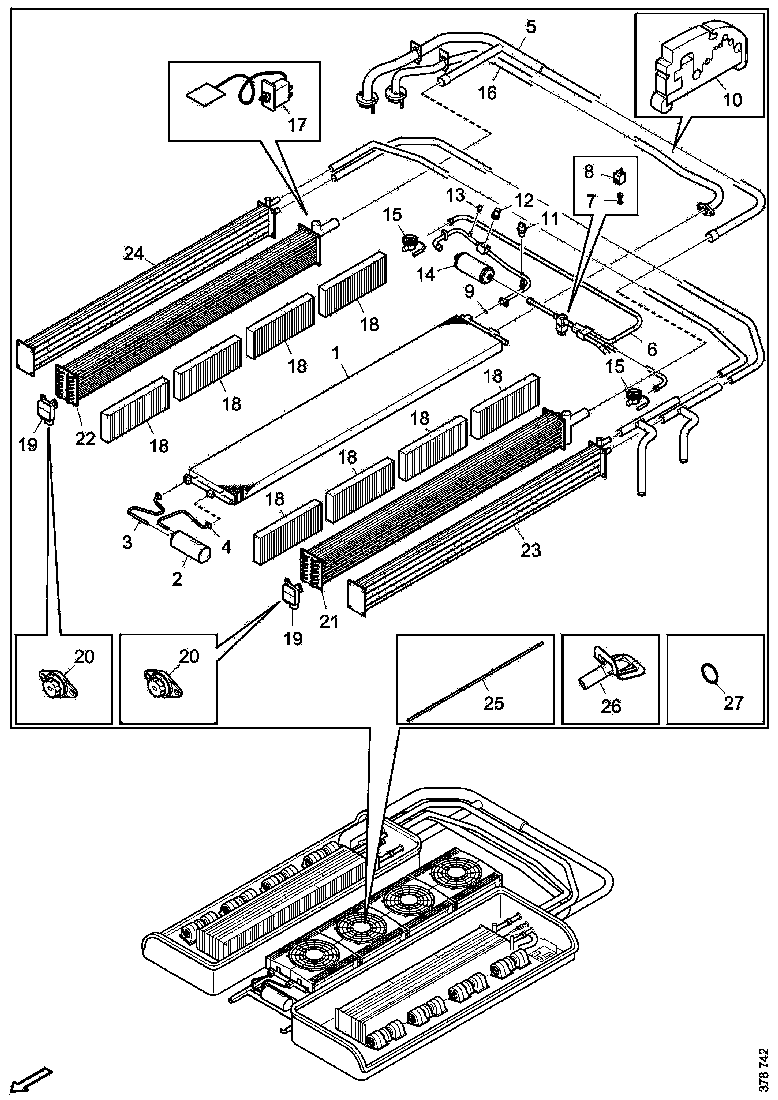 Buy 2476764 EVAPORATOR SCANIA