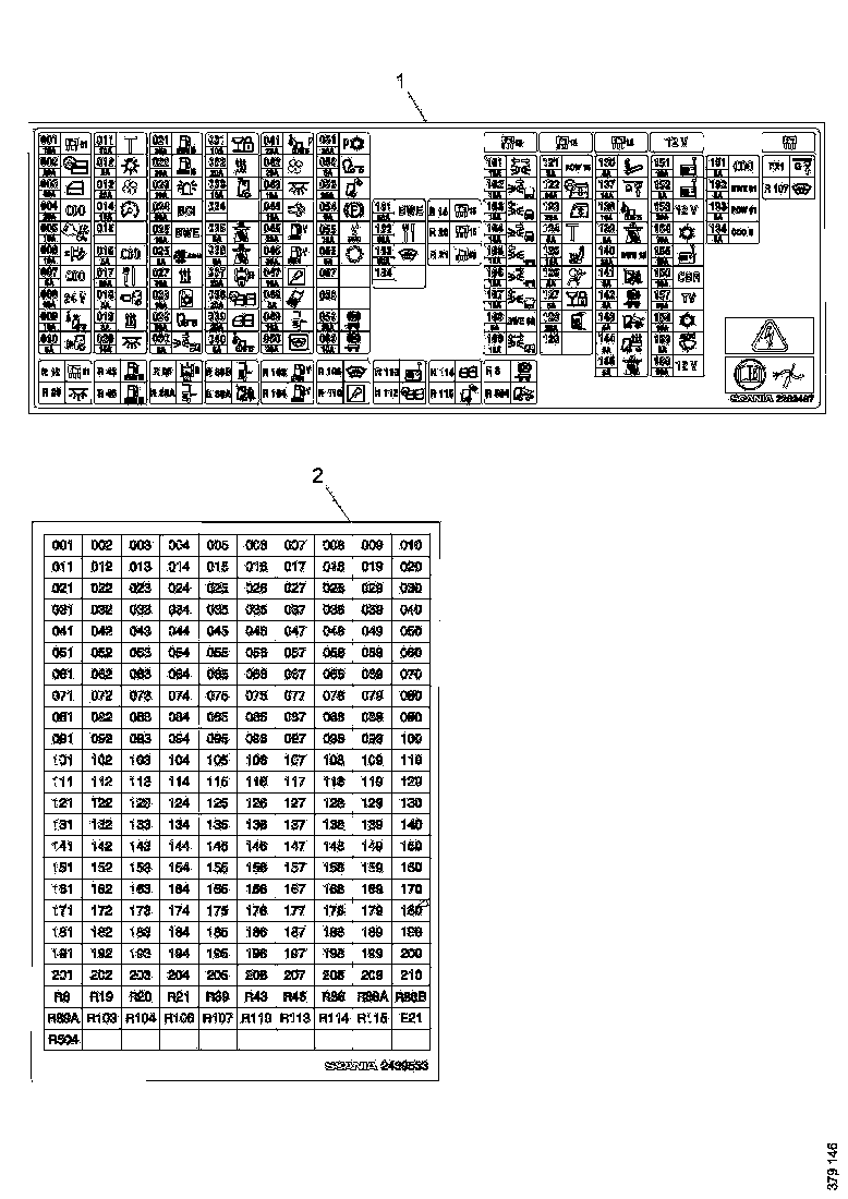 Buy 2481209 LABEL SCANIA
