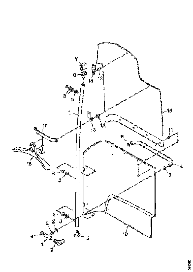 Buy 2483503 STANCHION SCANIA