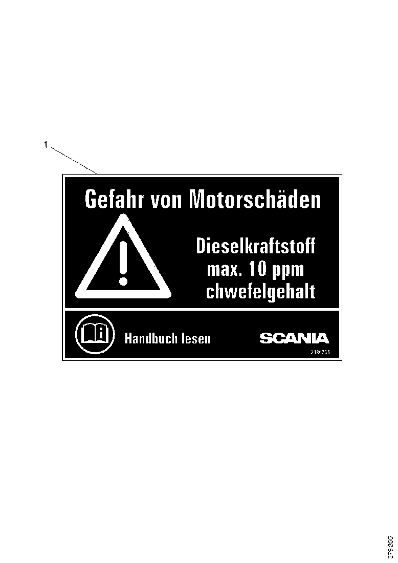 Buy 2486235 STICKER SCANIA