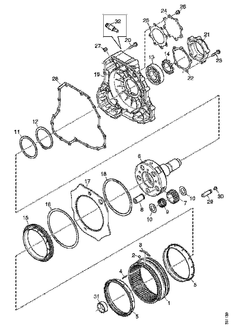 Buy 2489825 OUTPUT SHAFT SCANIA