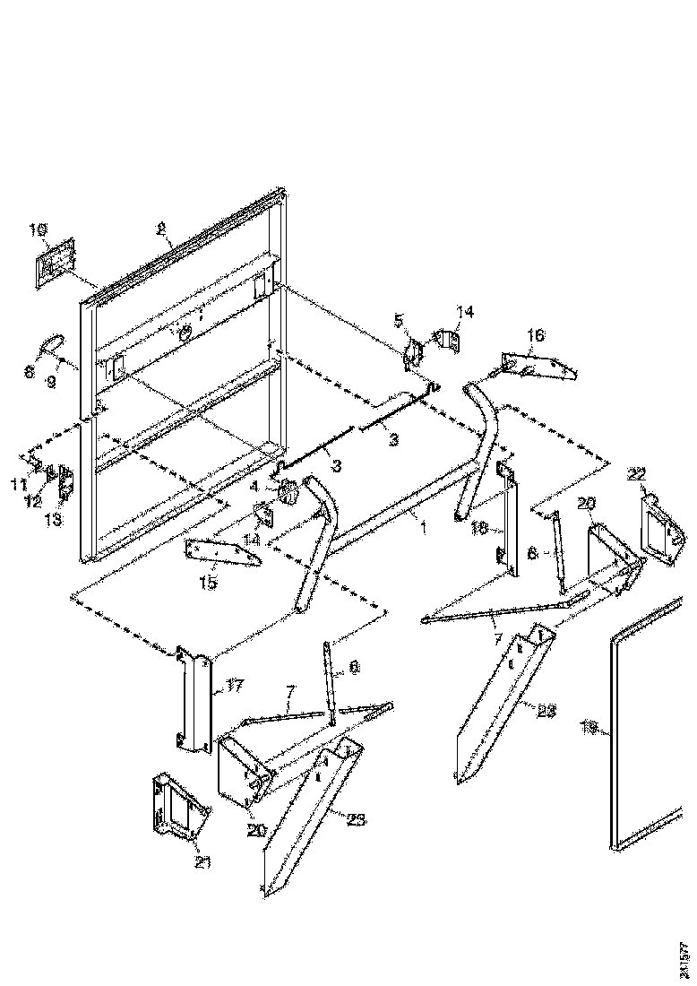 Buy 2491258 LUGGAGE COMPARTMENT DOOR SCANIA