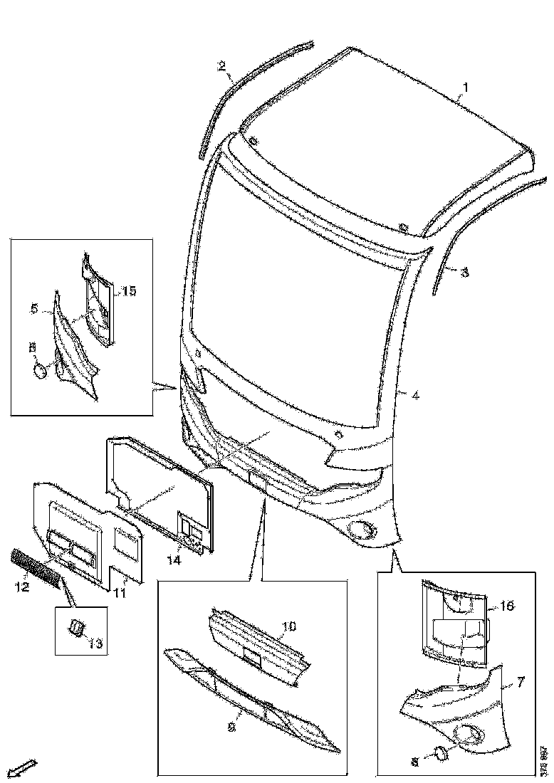 Buy 2493574 FRONT PANEL SCANIA