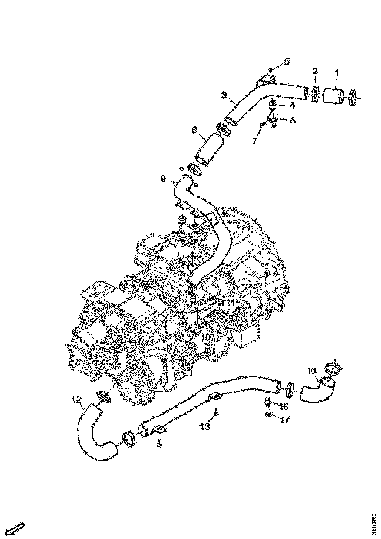 Buy 2494067 COOLANT HOSE SCANIA
