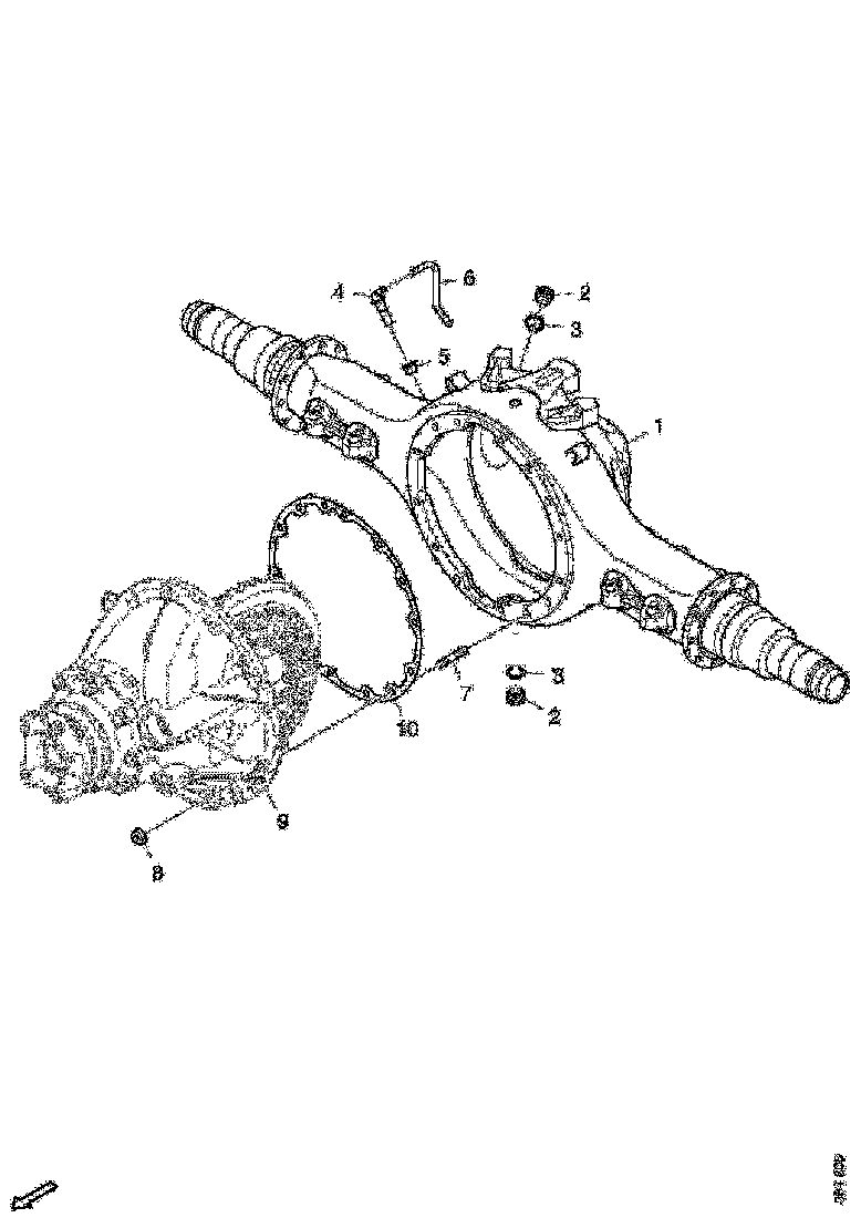 Buy 2495116 REAR AXLE HOUSING SCANIA