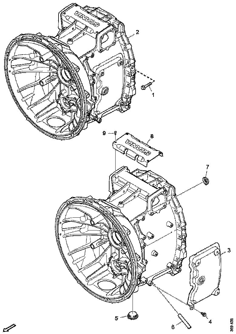 Buy 2495901 GEARBOX HOUSING SCANIA