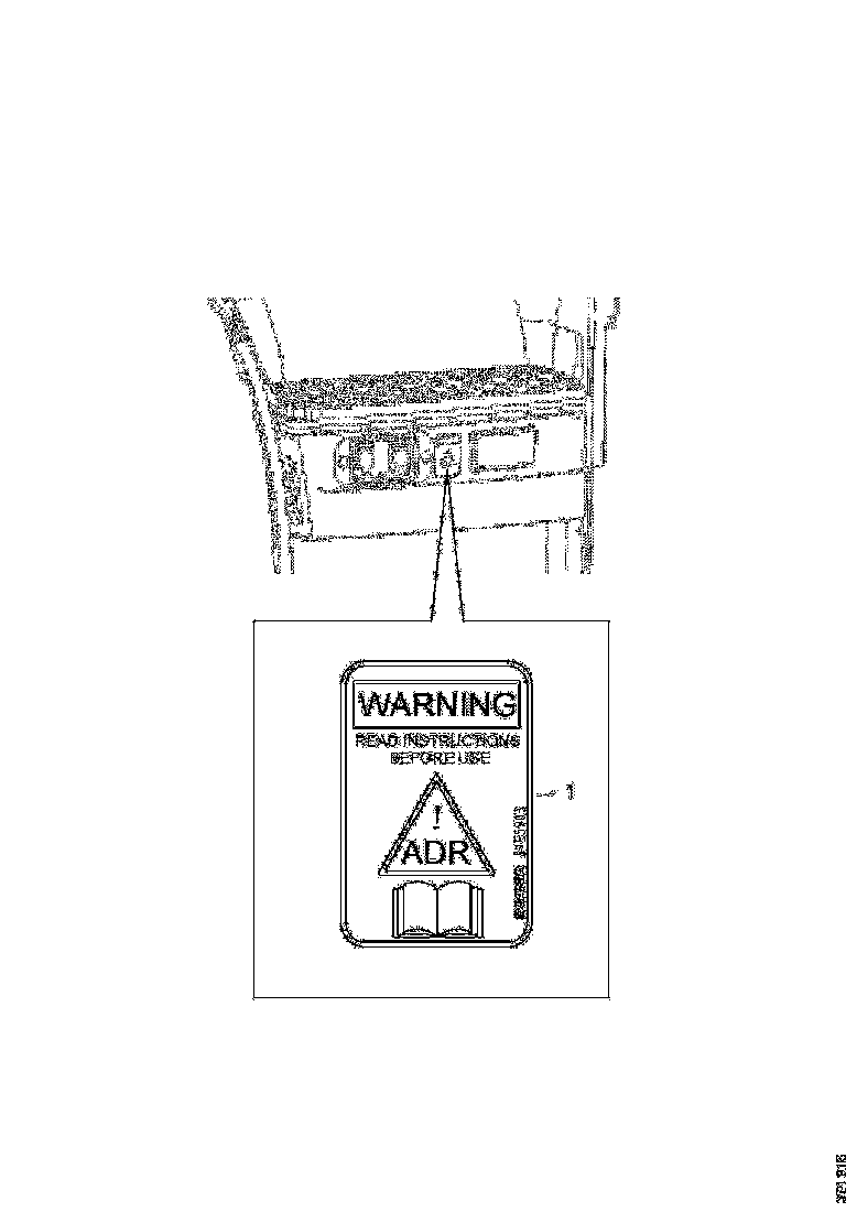 Buy 2495903 WARNING PL SCANIA