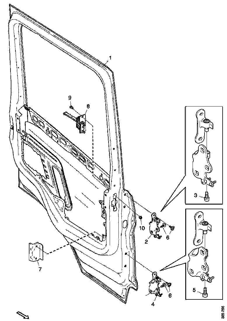 Buy 2498540 HINGE SCANIA