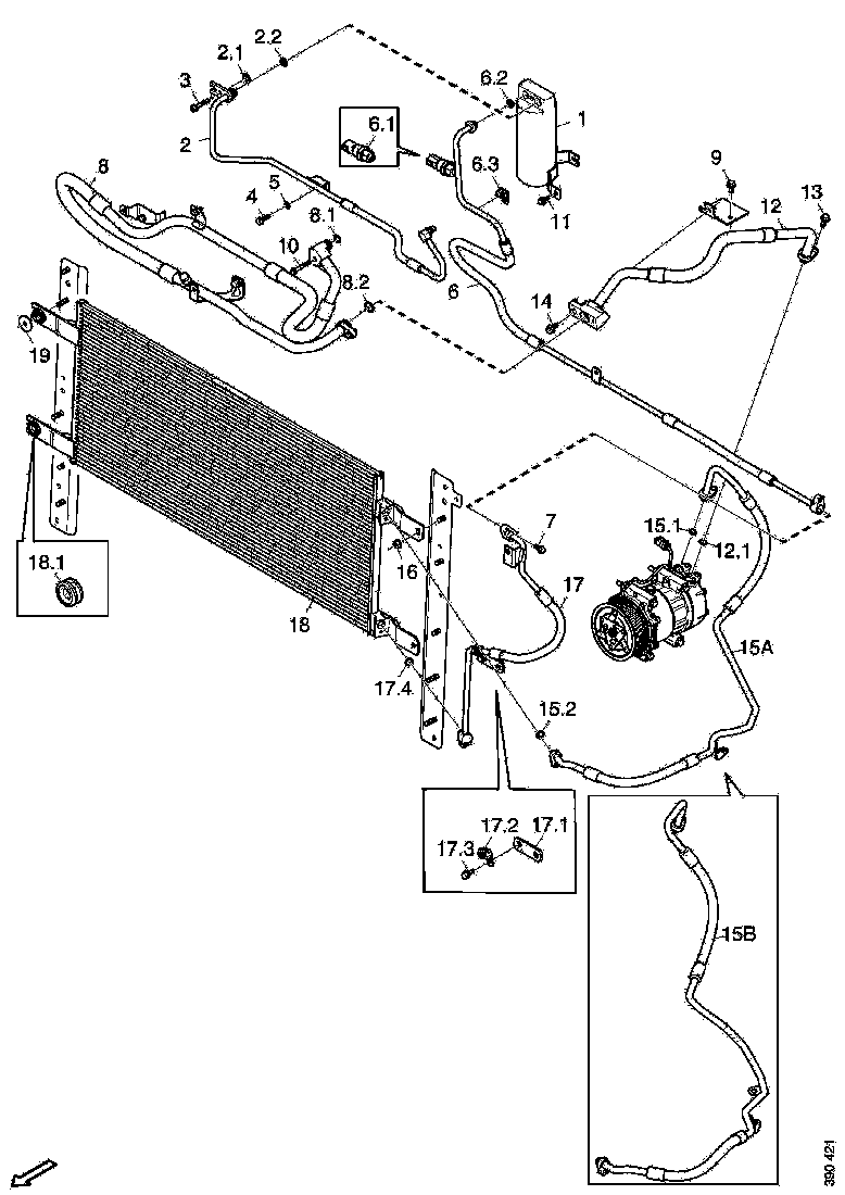 Buy 2502771 A/C PIPE BRACKET SCANIA