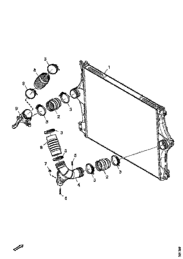 Buy 2505804 INLET PIPE SCANIA