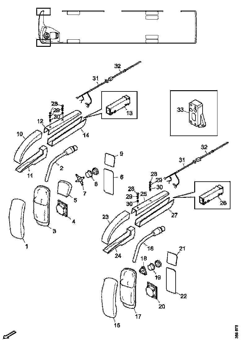 Buy 2530663 REAR VIEW MIRROR SCANIA