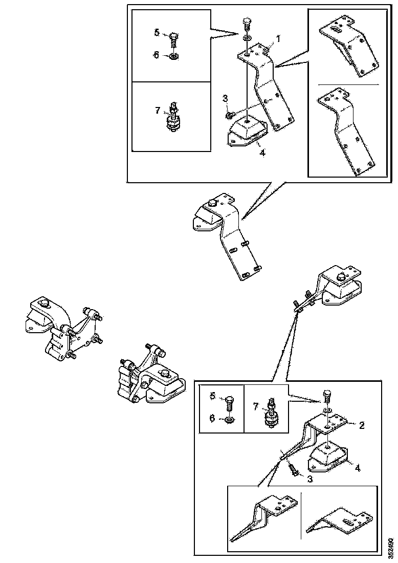Buy 2531724 ENGINE BRACKET SCANIA