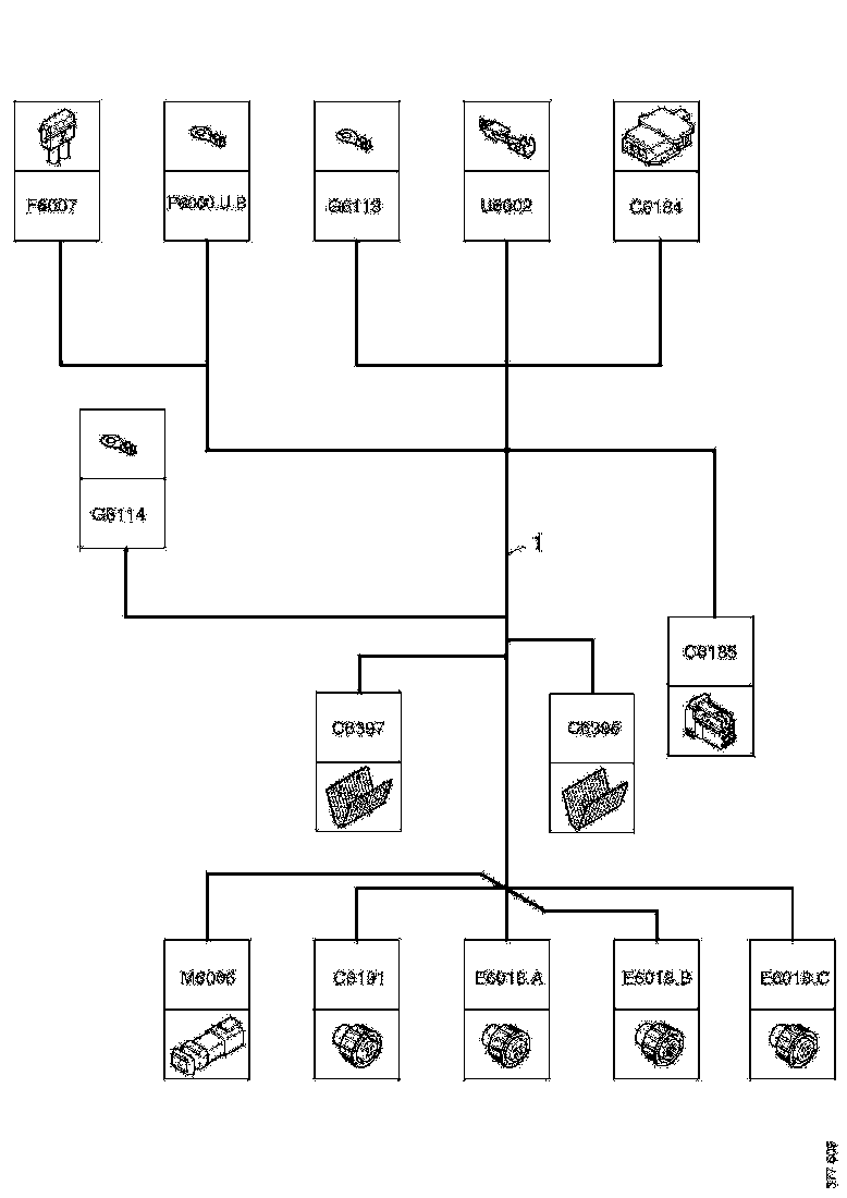 Buy 2534827 CABLE HARNESS SCANIA