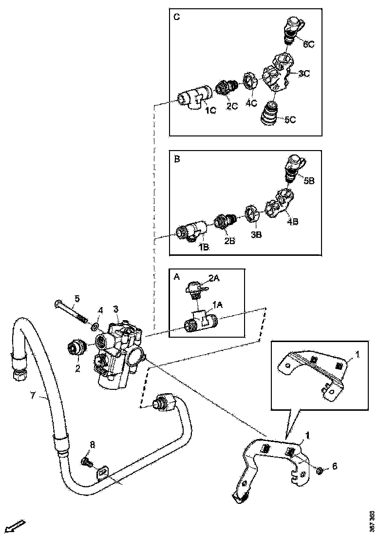 Buy 2537616 BRAKE PIPE SCANIA
