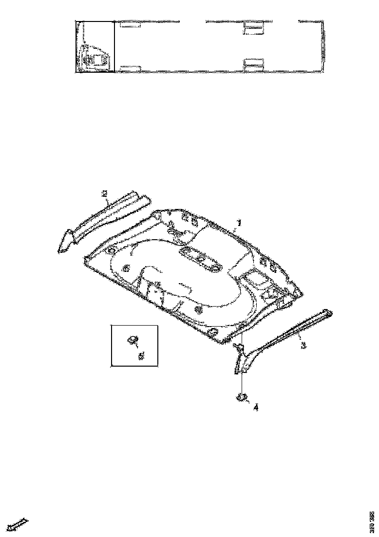Buy 2537628 CEILING PANEL SCANIA
