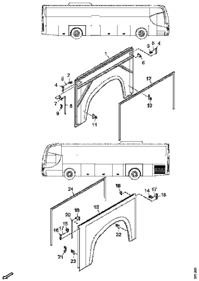 Buy 2541264 WHEEL HOUSING HATCH SCANIA