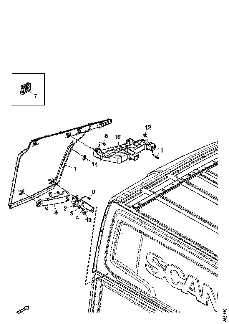 Buy 2542892 UP SIDE AI SCANIA