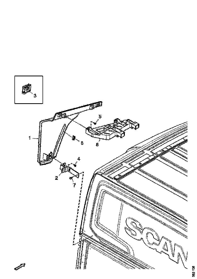 Buy 2542905 UP SIDE AI SCANIA