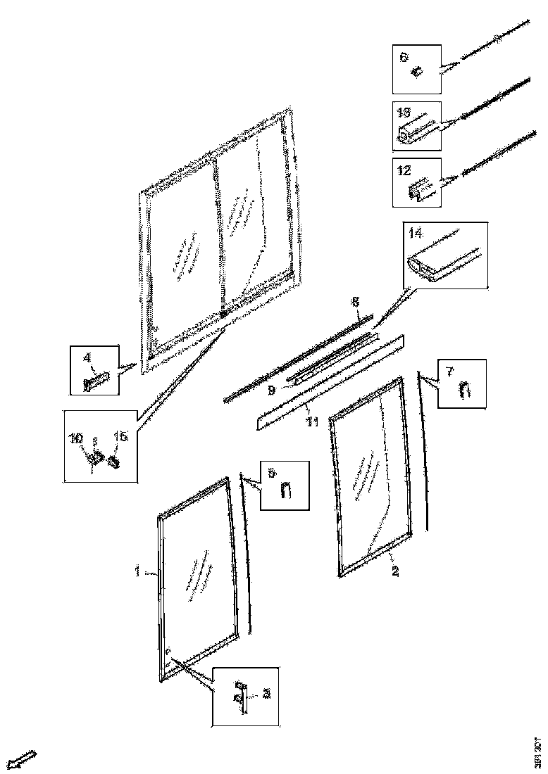 Buy 2545530 DRIVER'S WINDOW SCANIA