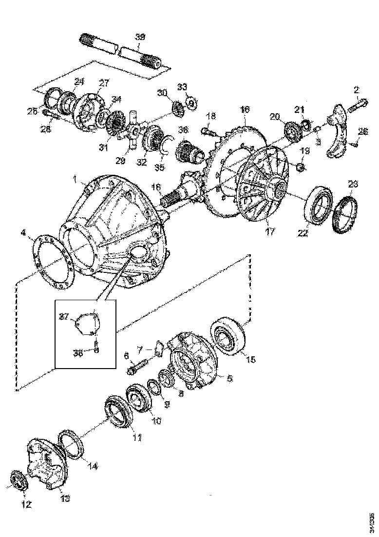 Buy 2547938 AXLE GEAR SCANIA
