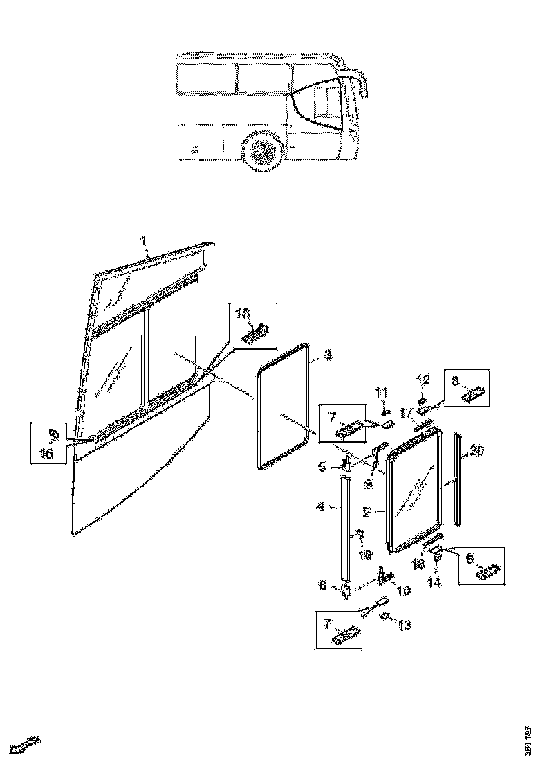 Buy 2549405 DRIVER'S WINDOW SCANIA