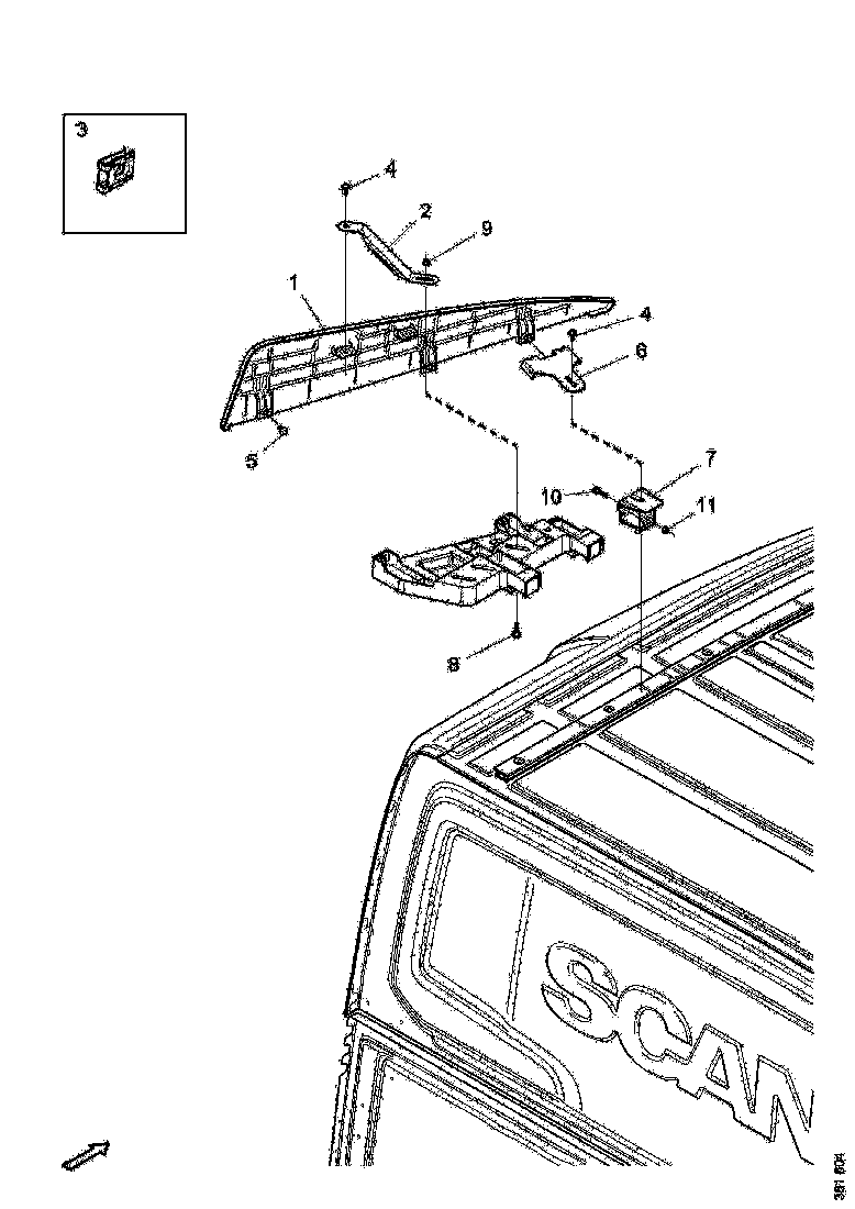 Buy 2558659 AIR DEFLECTOR SCANIA