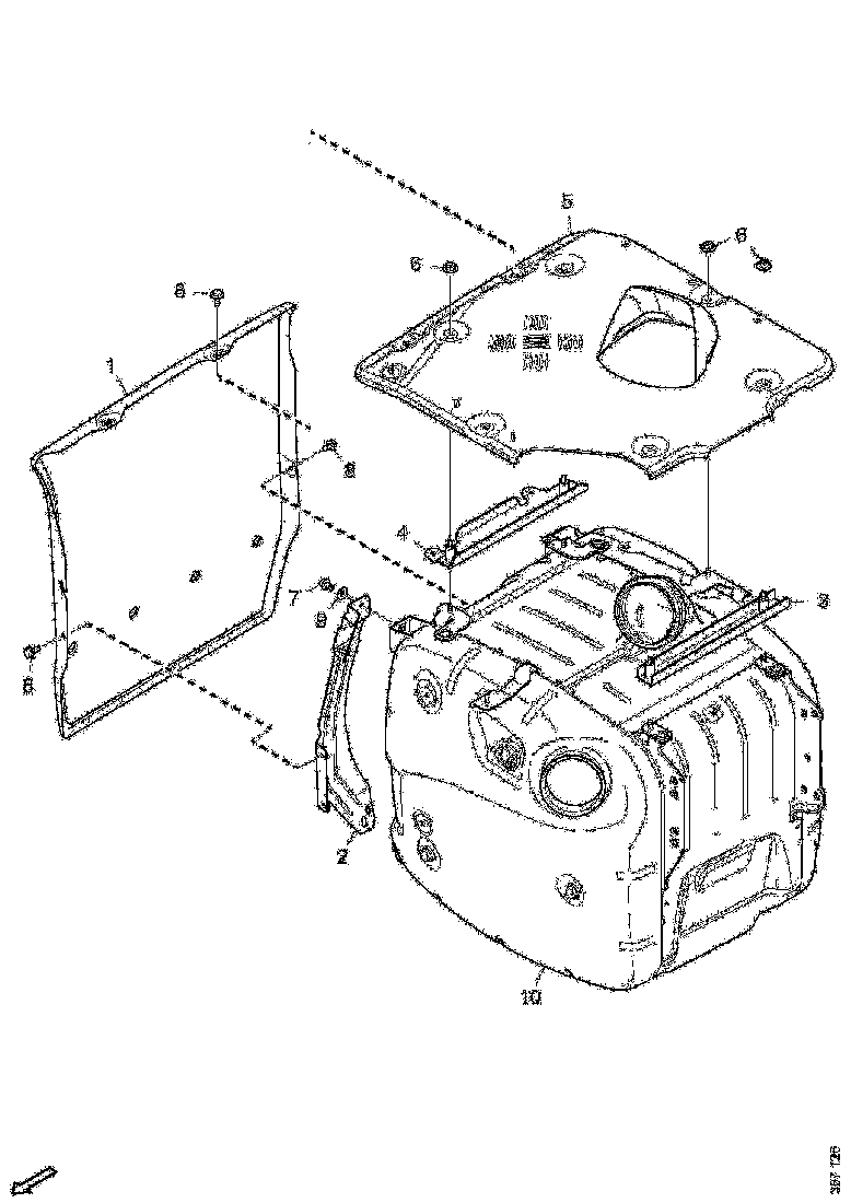Buy 2560516 HEAT SHIELD SCANIA